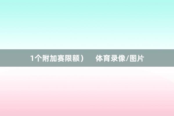 1个附加赛限额）    体育录像/图片