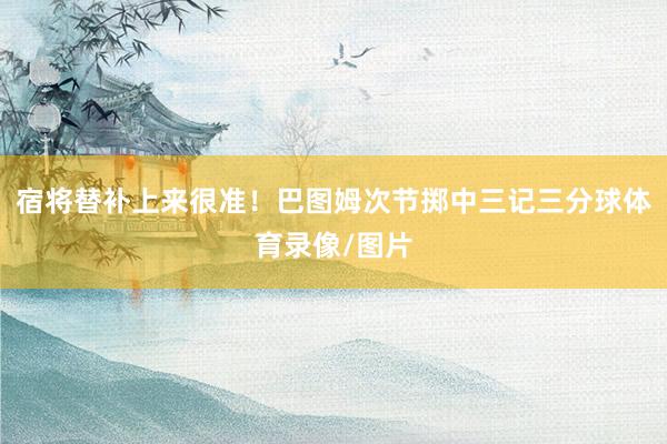 宿将替补上来很准！巴图姆次节掷中三记三分球体育录像/图片